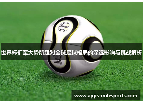 世界杯扩军大势所趋对全球足球格局的深远影响与挑战解析