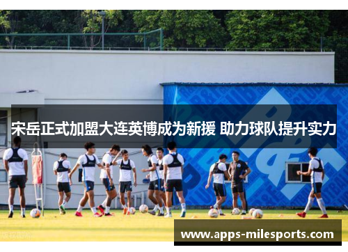 宋岳正式加盟大连英博成为新援 助力球队提升实力