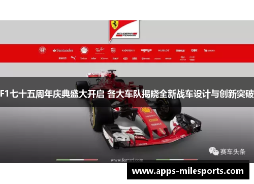 F1七十五周年庆典盛大开启 各大车队揭晓全新战车设计与创新突破
